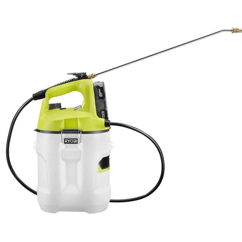 RYOBI 18V Cordless Battery 2 Gal. Chemical Sprayer With 2.0 Ah Battery + Charger