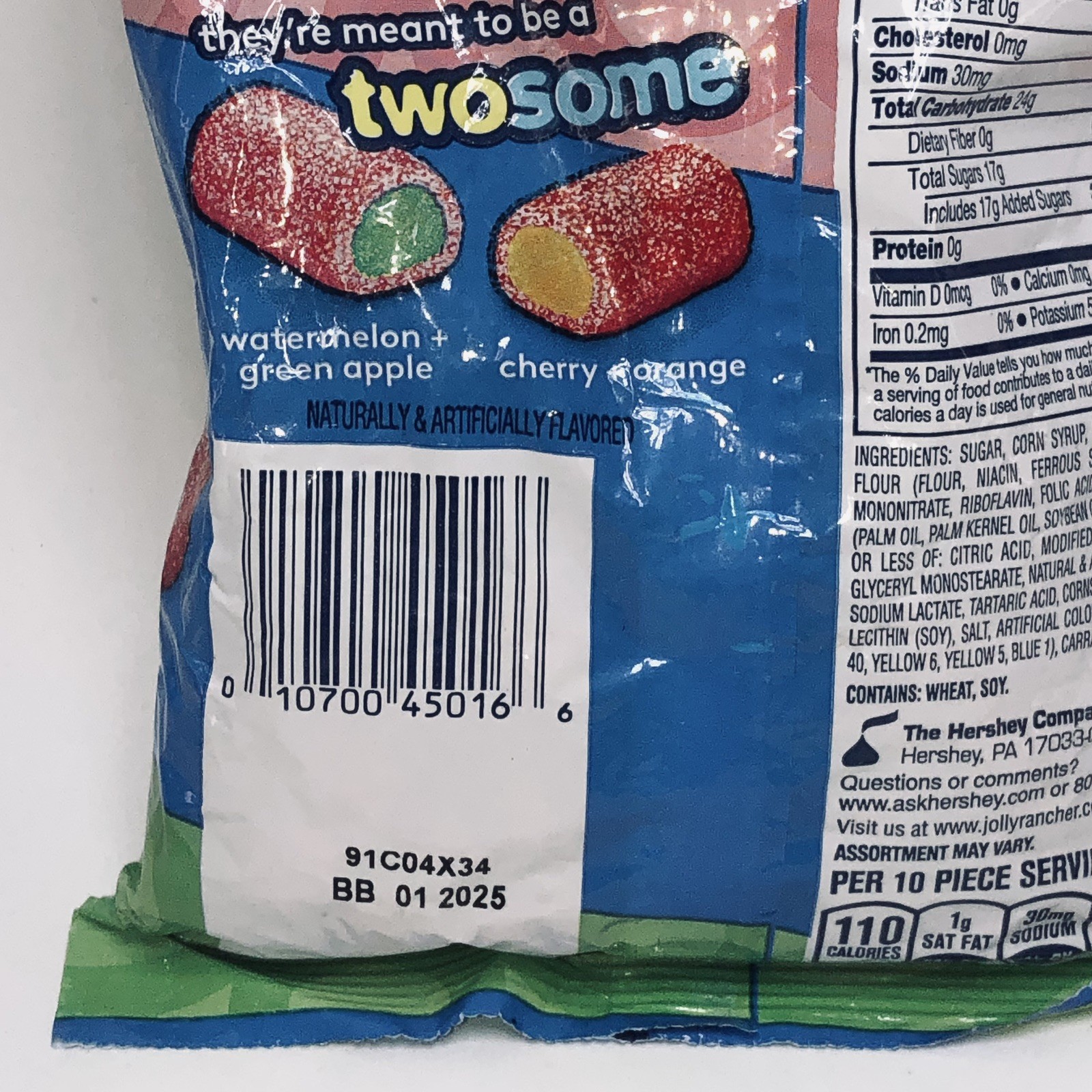 DISCONTINUED JOLLY RANCHER BITES ( read Description & see Picture For Date. Soft