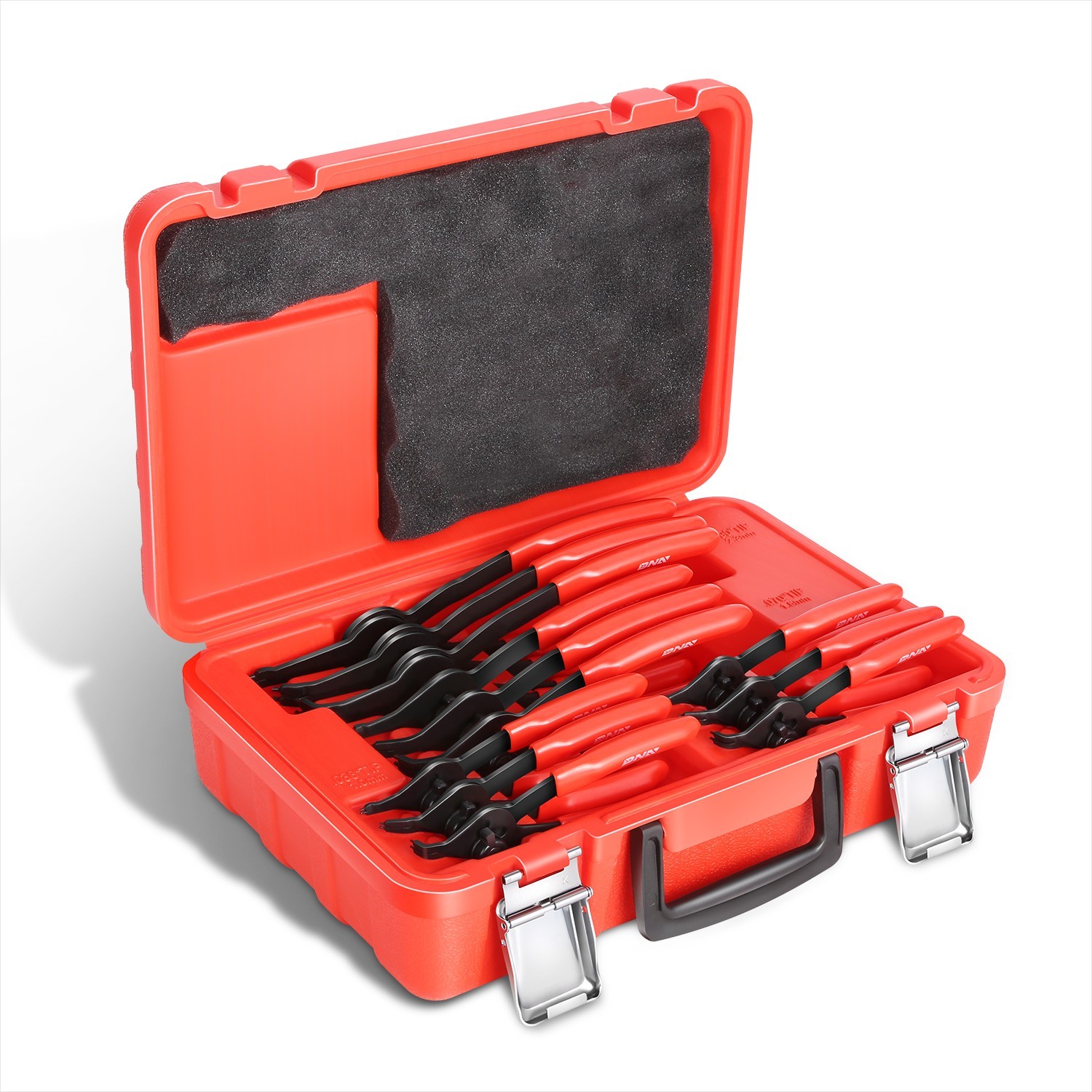 0/45/90 Degree Alloy Steel Snap Ring Pliers Set 6in 8in 9in Pliers Tool Set