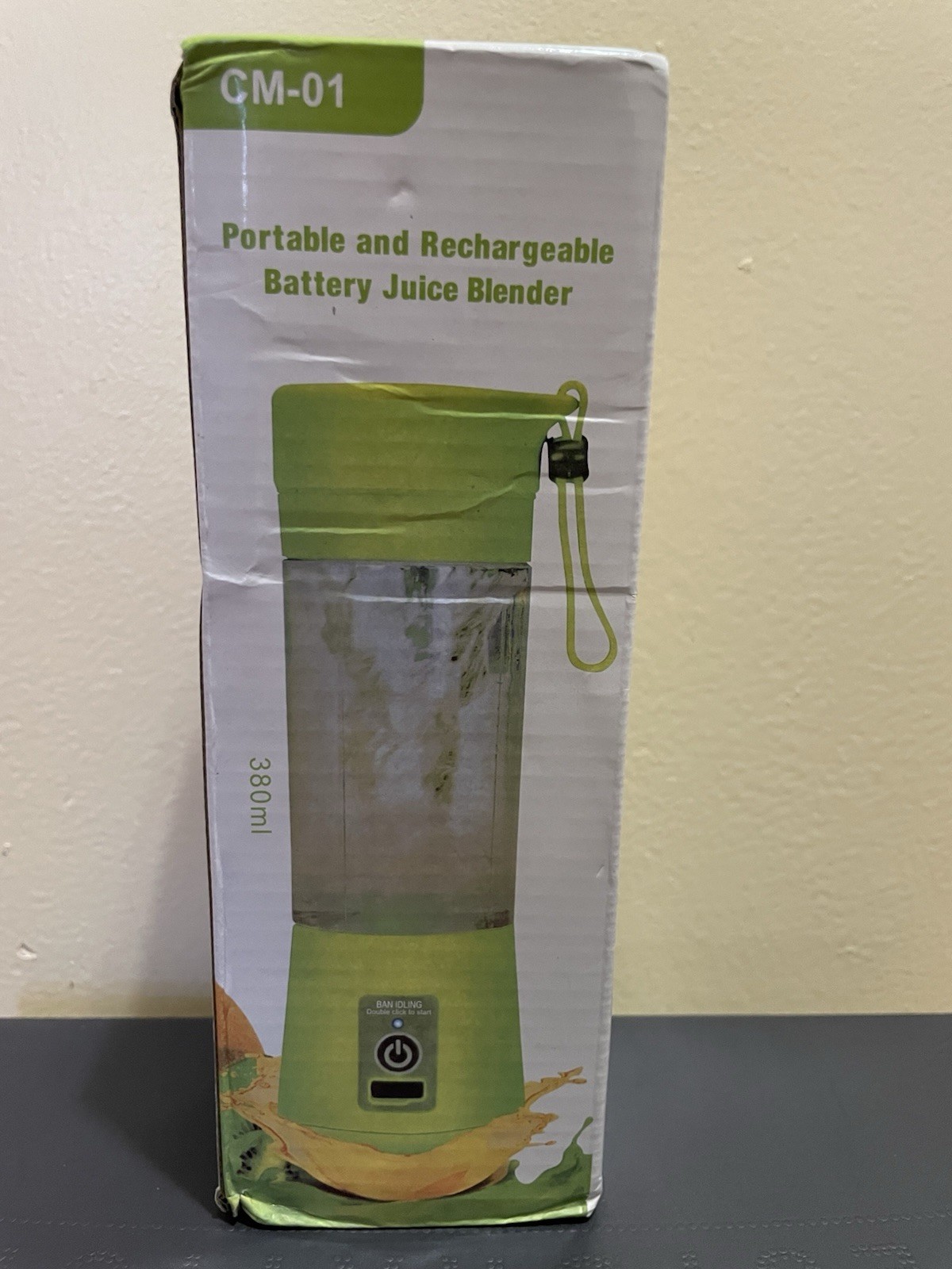 CM-01 Portable Rechargeable Battery Personal Blender 380ml blue