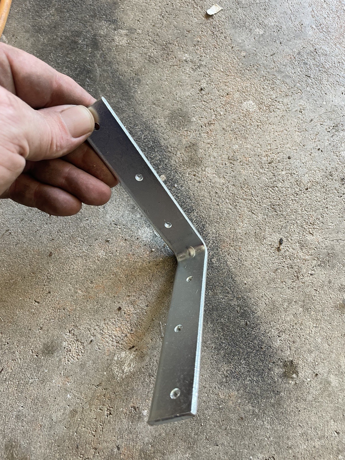 Metal Angle Bracket L-Shaped Brace 5”*5”, 3 Holes per Leaf. Price is for 50 piec