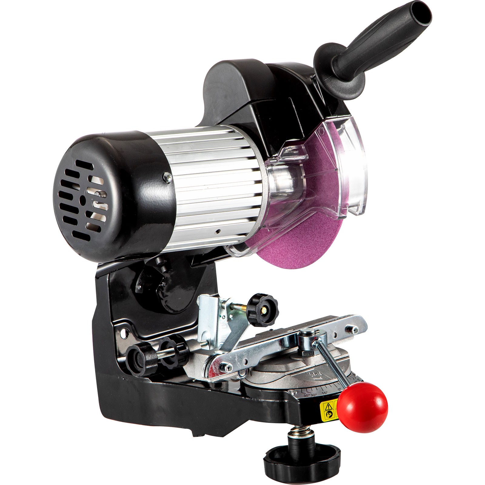 230W Chainsaw Sharpener Grinder w/ Grinding Wheels 1/8”&3/16” Sharpener 110V
