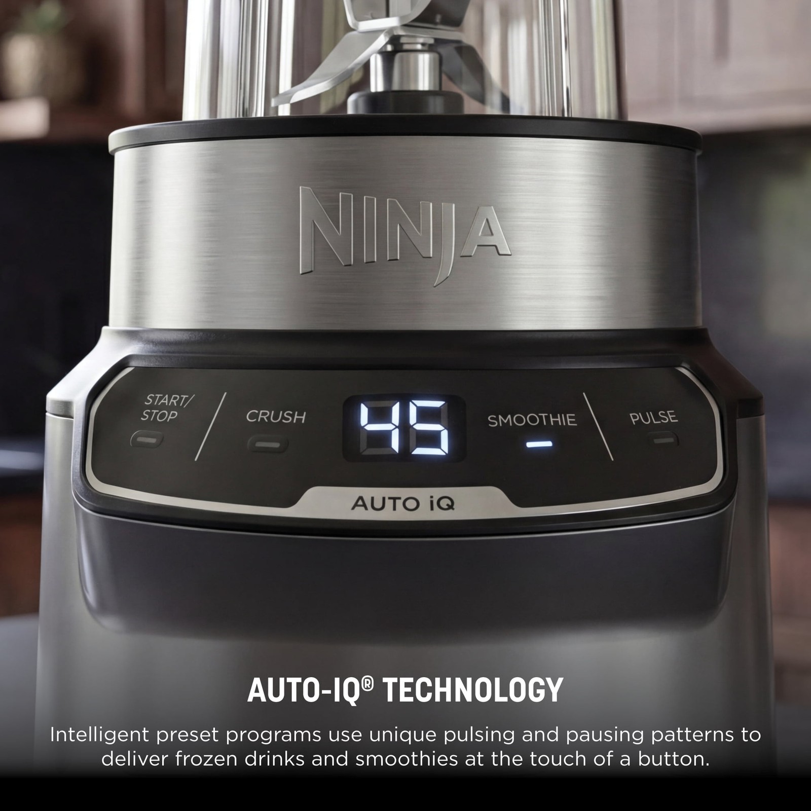 Ninja Nutri Pro Compact Personal Blender, 18Oz and 24-Oz To-Go Cups & Spout Lids