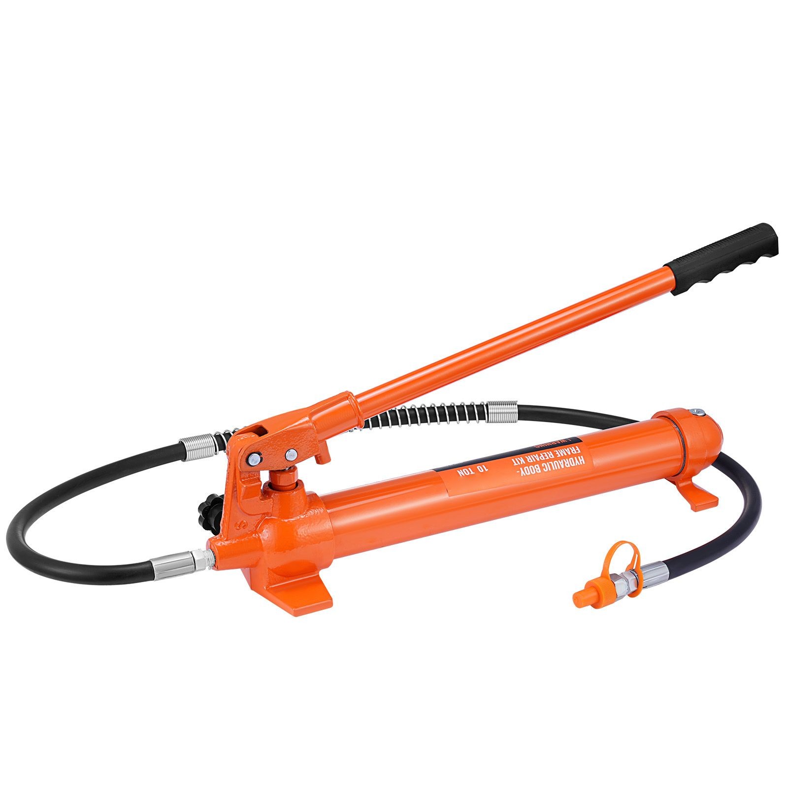 10 Ton Hydraulic For RAM Kit with Pump, 4.6ft Hose, Storage Case