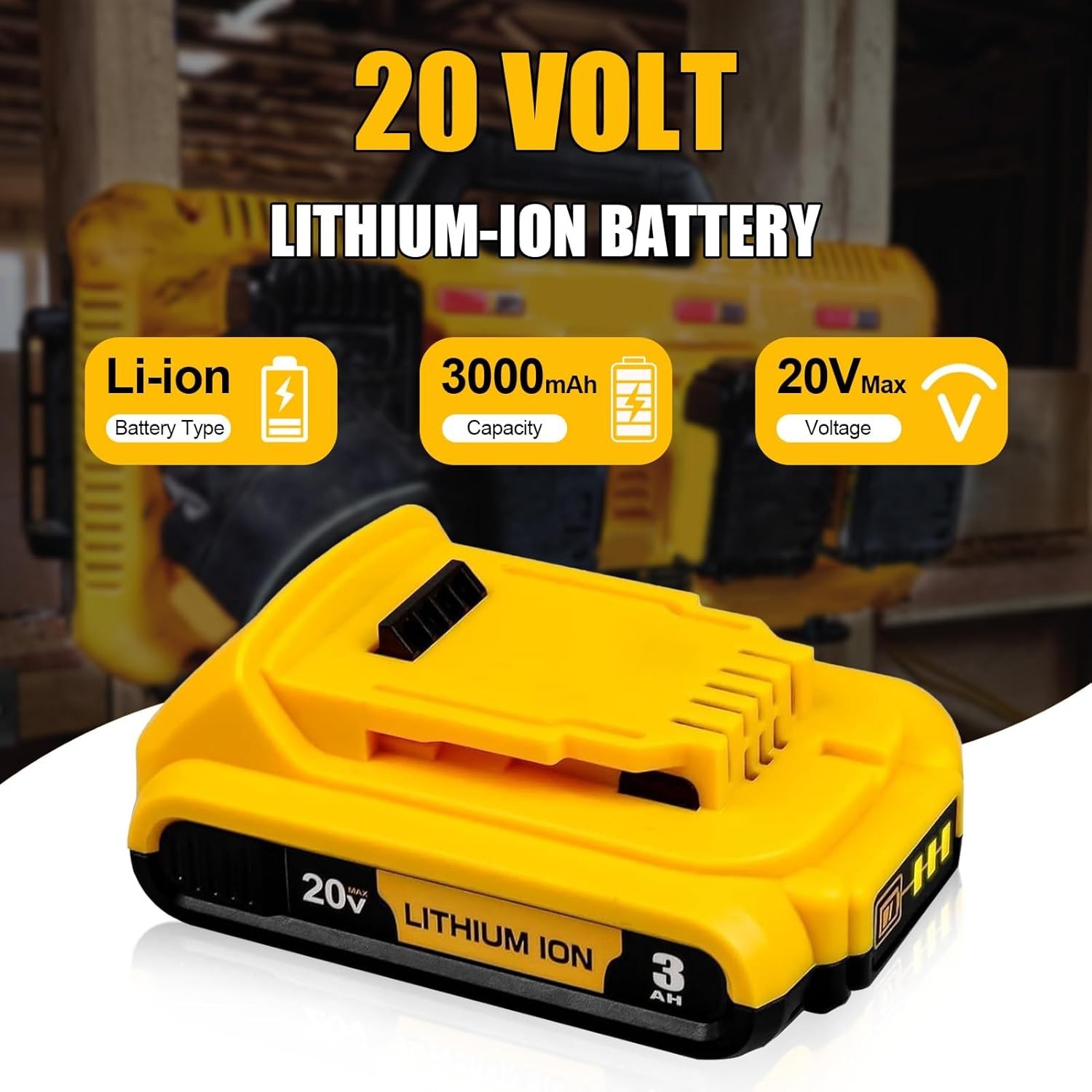 2Pack For DeWalt 20V 20 Volt Max XR 3.0AH Lithium Battery DCB206-2/Dual Charger