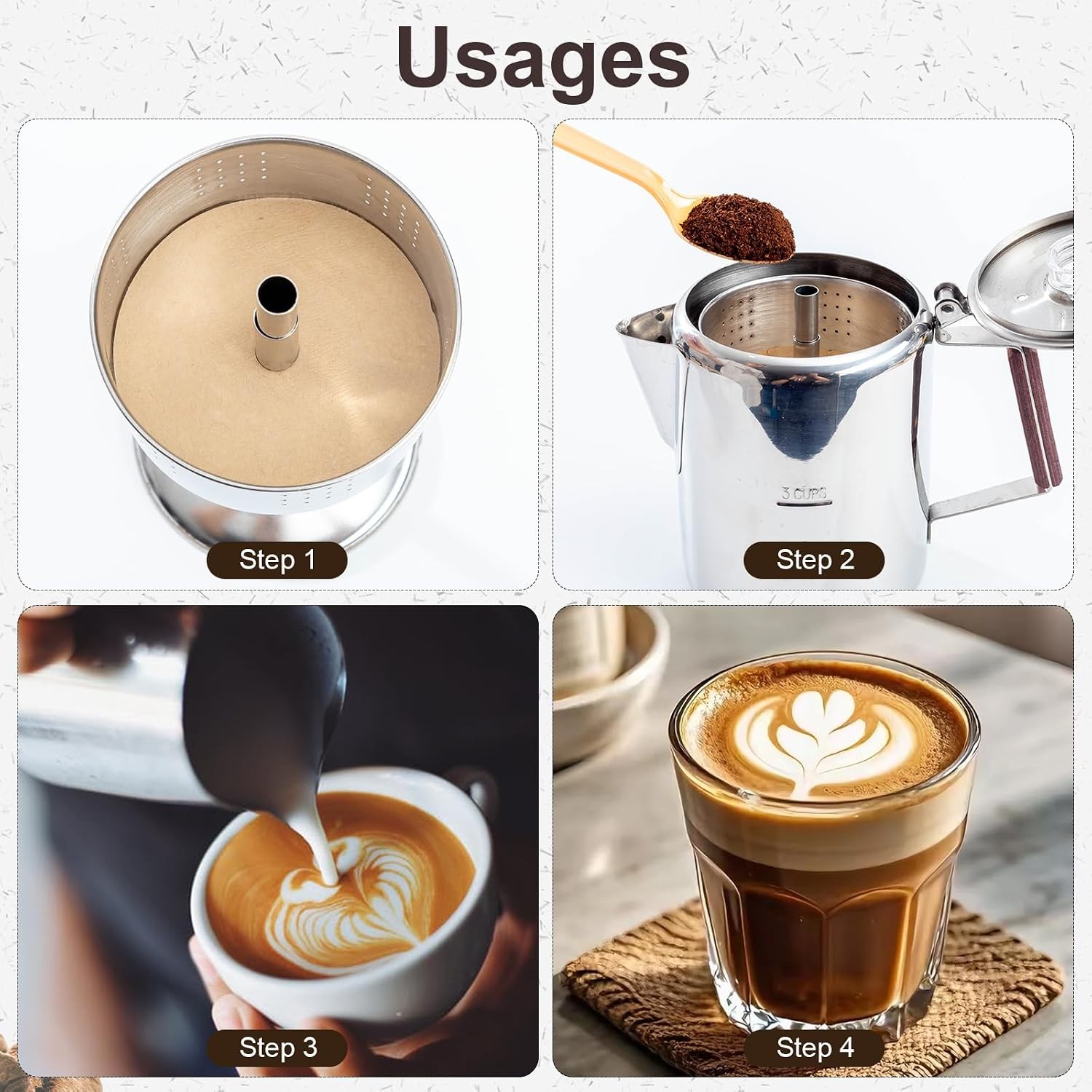 300Pcs Percolator Coffee Filters, 3.5in Disc Disposable Coffee Filters, | Virgin