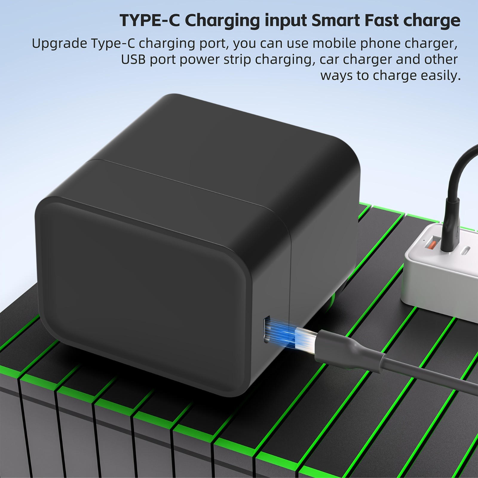 8 Slot 1.5V Rechargeable AA & AAA Lithium Battery Fast Charger Storage Box