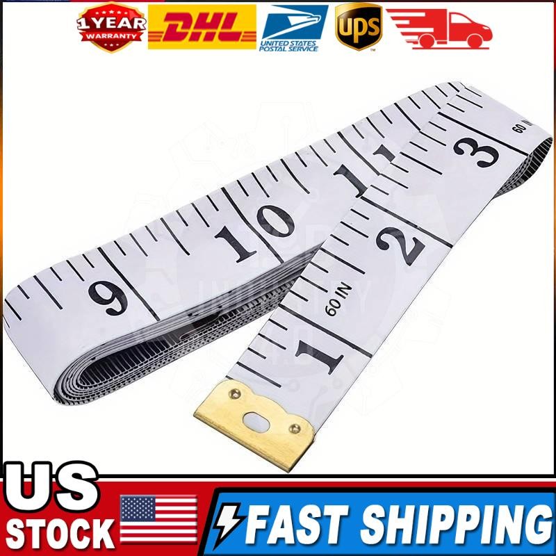 Body Measuring Tape Ruler Sewing Cloth Tailor Measure Soft Flat 60 inch 150 cm