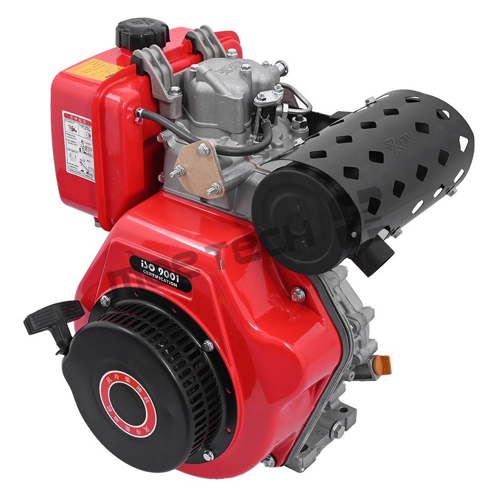 4 Stroke 10HP 418CC Diesel Motor Engine Heavy Duty Single Cylinder Air- Cooled