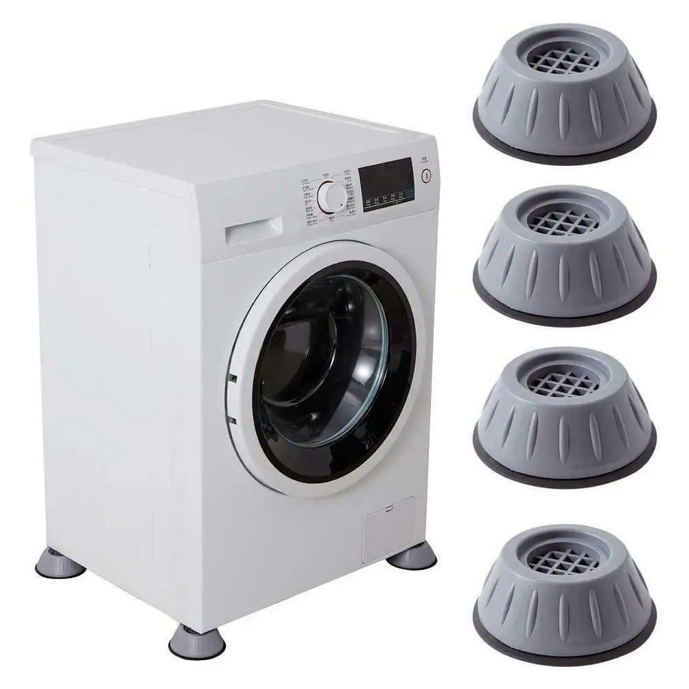 4-PCS Anti Vibration Washing Machine Support Anti-Slip Rubber Feet Base Pads Mat