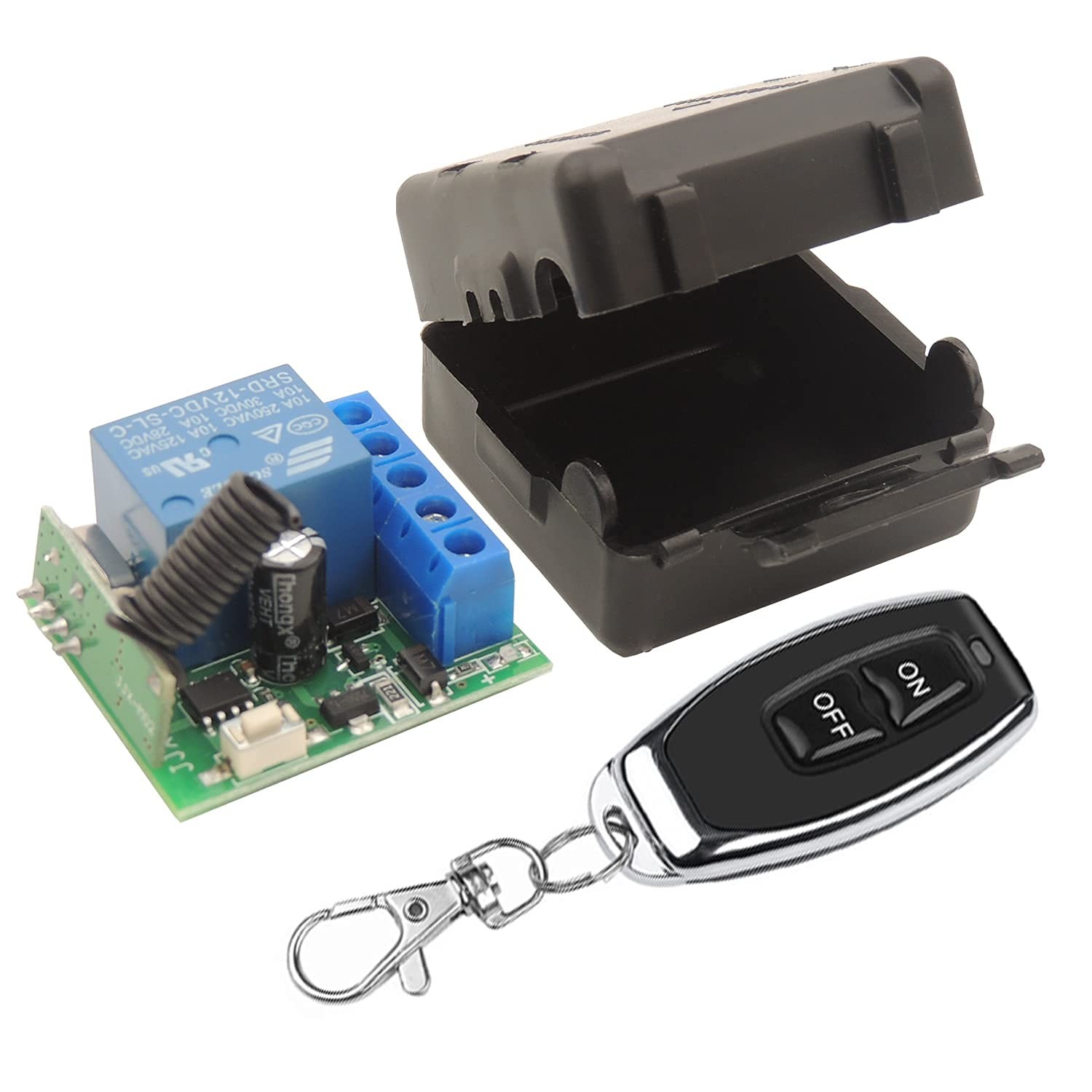 433Mhz Universal Wireless Remote Control Switch DC 12V 1CH RF Relay Receiver …