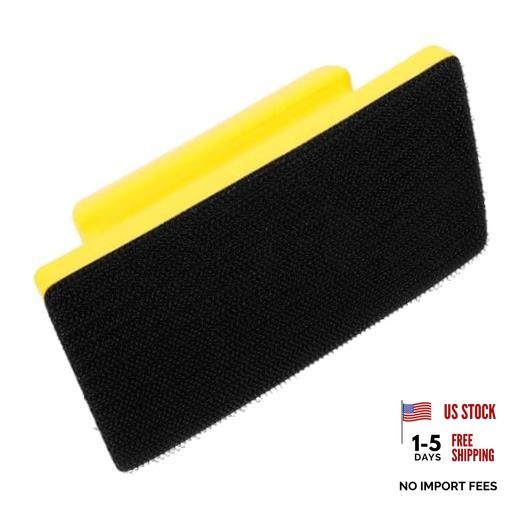 Hand Sander Block with Self-Adhesive Sandpaper Pad Ergonomic Handheld Sanding