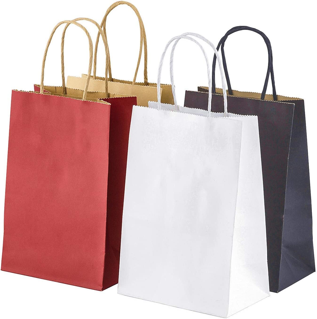 Any Size Kraft Paper Bags Party Shopping Gift Bags with Handles