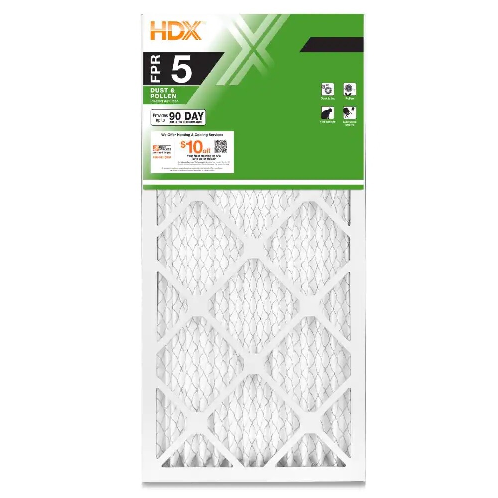 1 PACK or 3 PACK – Air Filter Standard Pleated FPR 5 Dust Filters Furnace AC