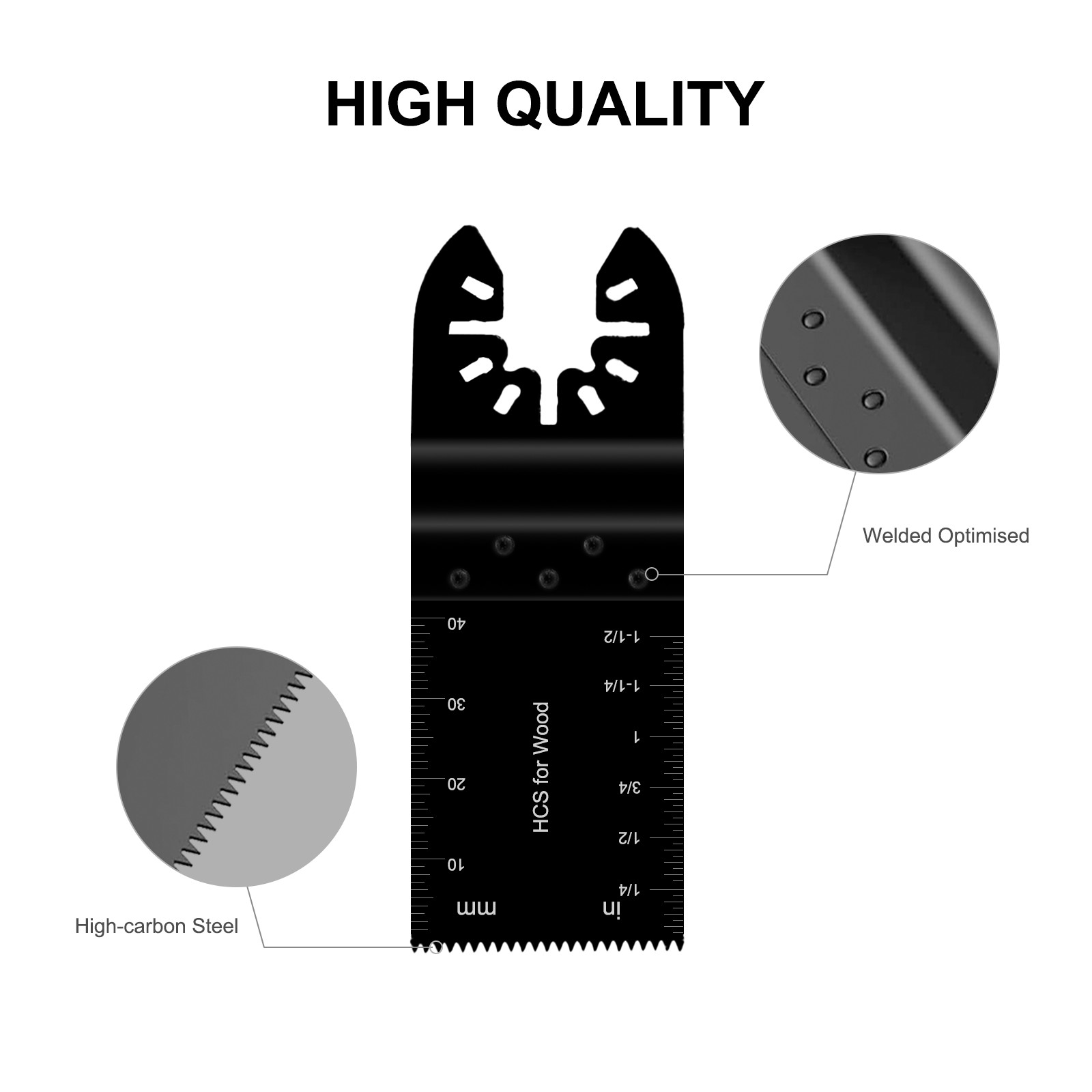 20 X Saw Blades Oscillating Multi Tool Wood Metal Plastic Cut For Makita Dewalt