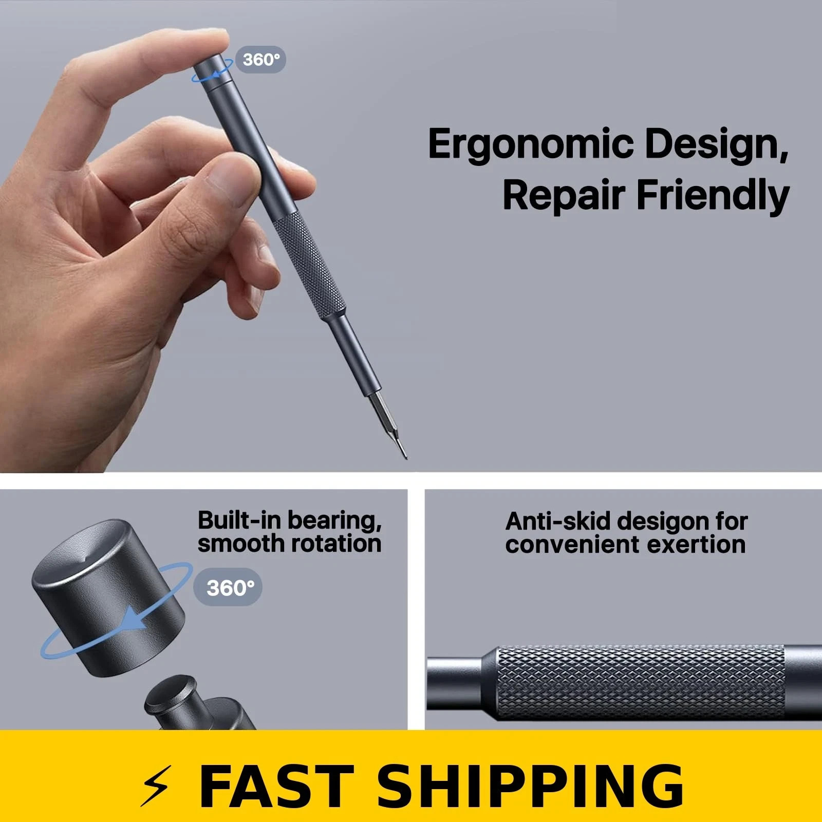 AXTH 37in1 Precision Screwdriver Set – Magnetic Mini Repair Tool Kit – NEW