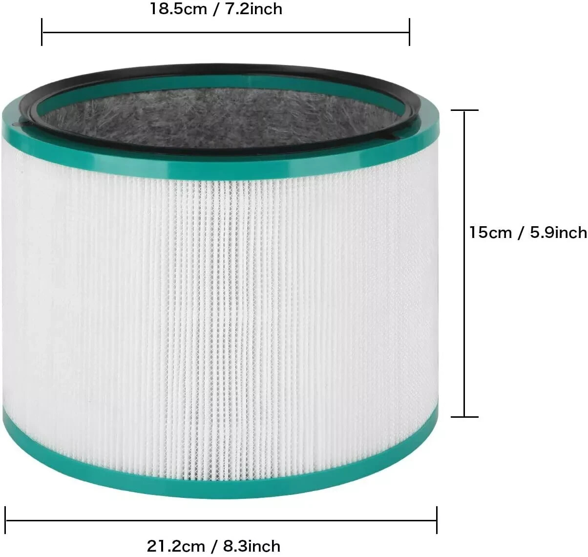 2 HEPA Filter For Dyson DP01 HP02 HP01 Pure Hot Cool Link Air Purifier 968125-03