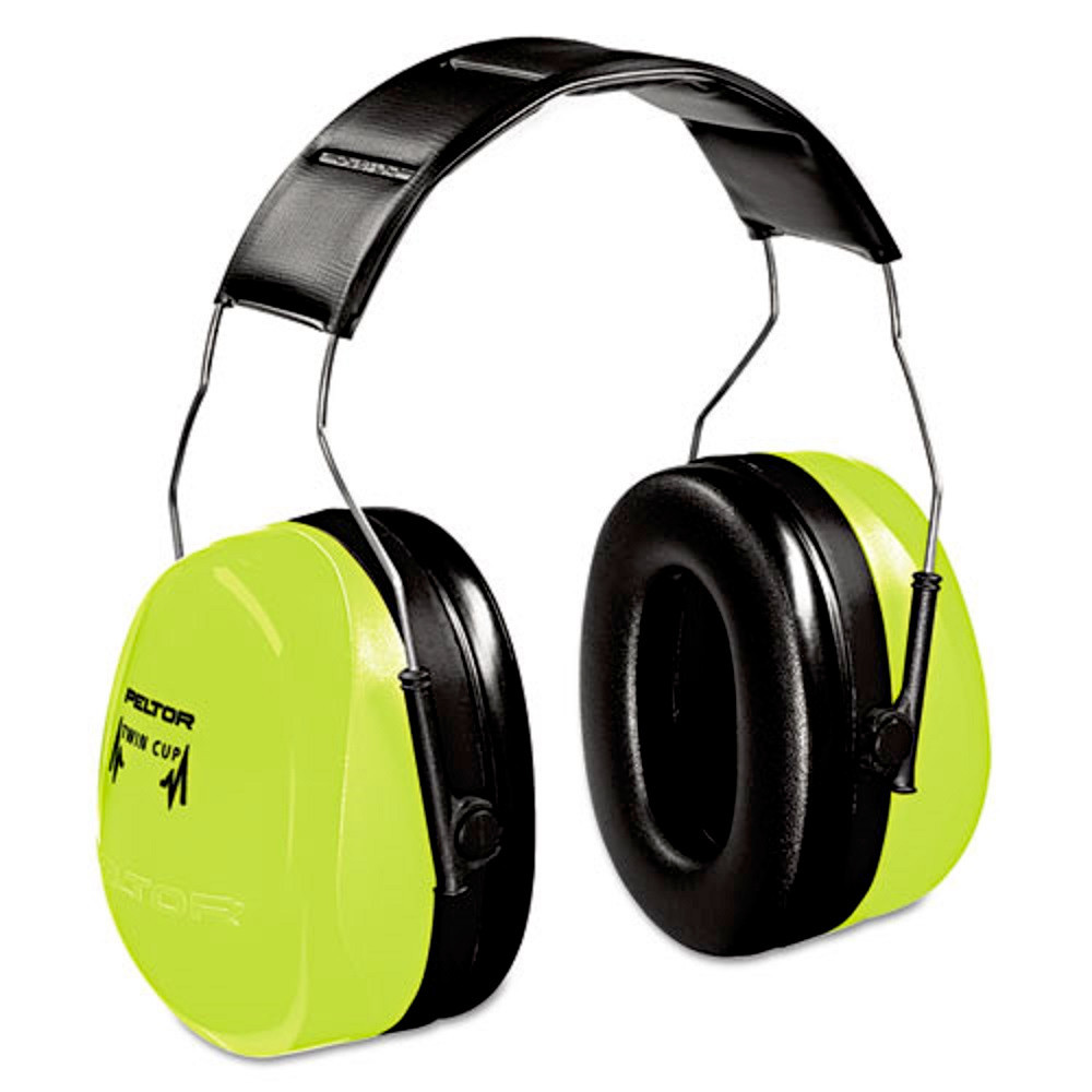 3M H10AHV Peltor Optime 30 dB NRR 105 Hi-Viz Earmuffs – Hi-Viz Green New