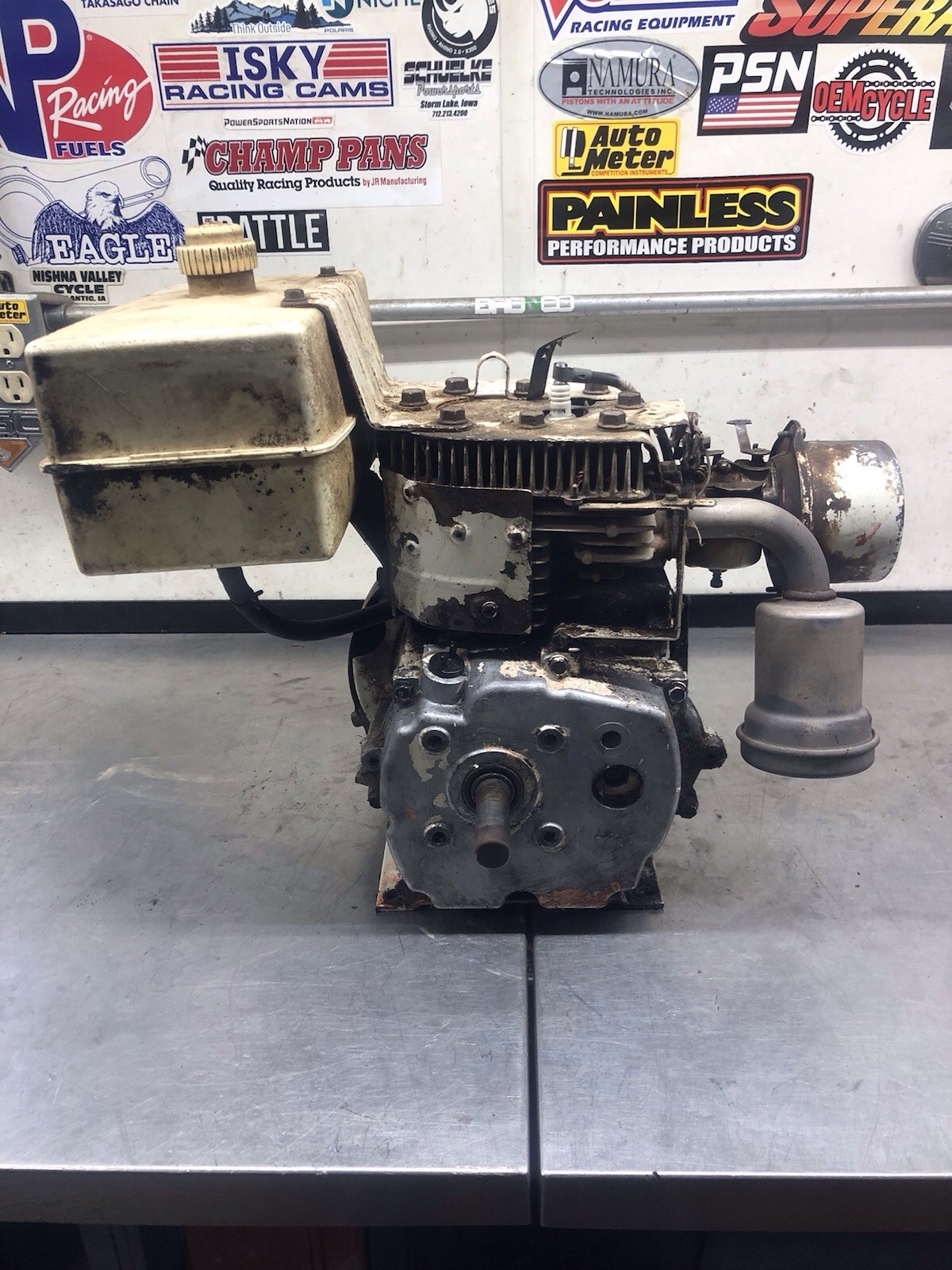 Vintage 5hp Tecumseh H50 Horizontal Shaft Engine, Runs Mini bike,Rupp,Bonanza