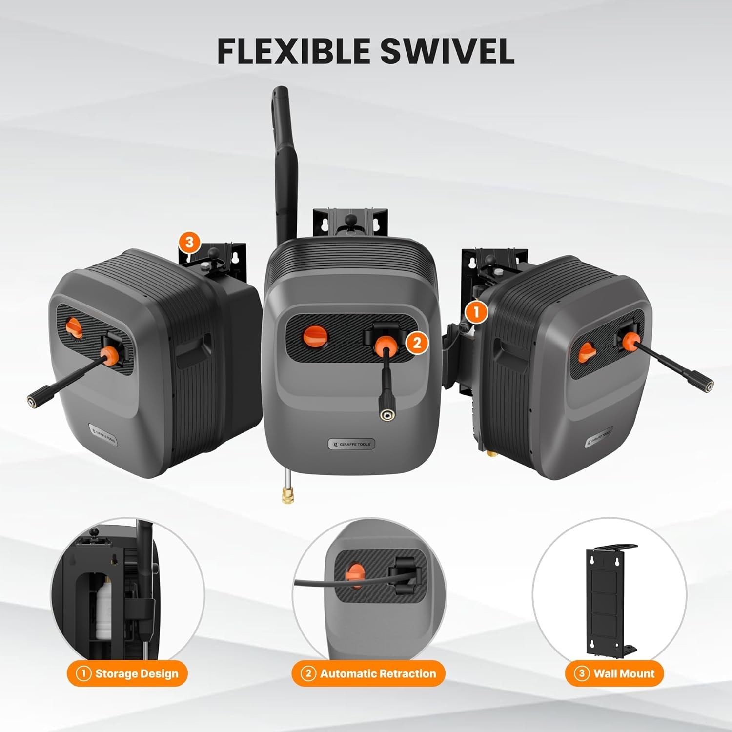 Giraffe Tools Max 2500 PSI Grandfalls Pressure Washer G20 Electric Power Washer