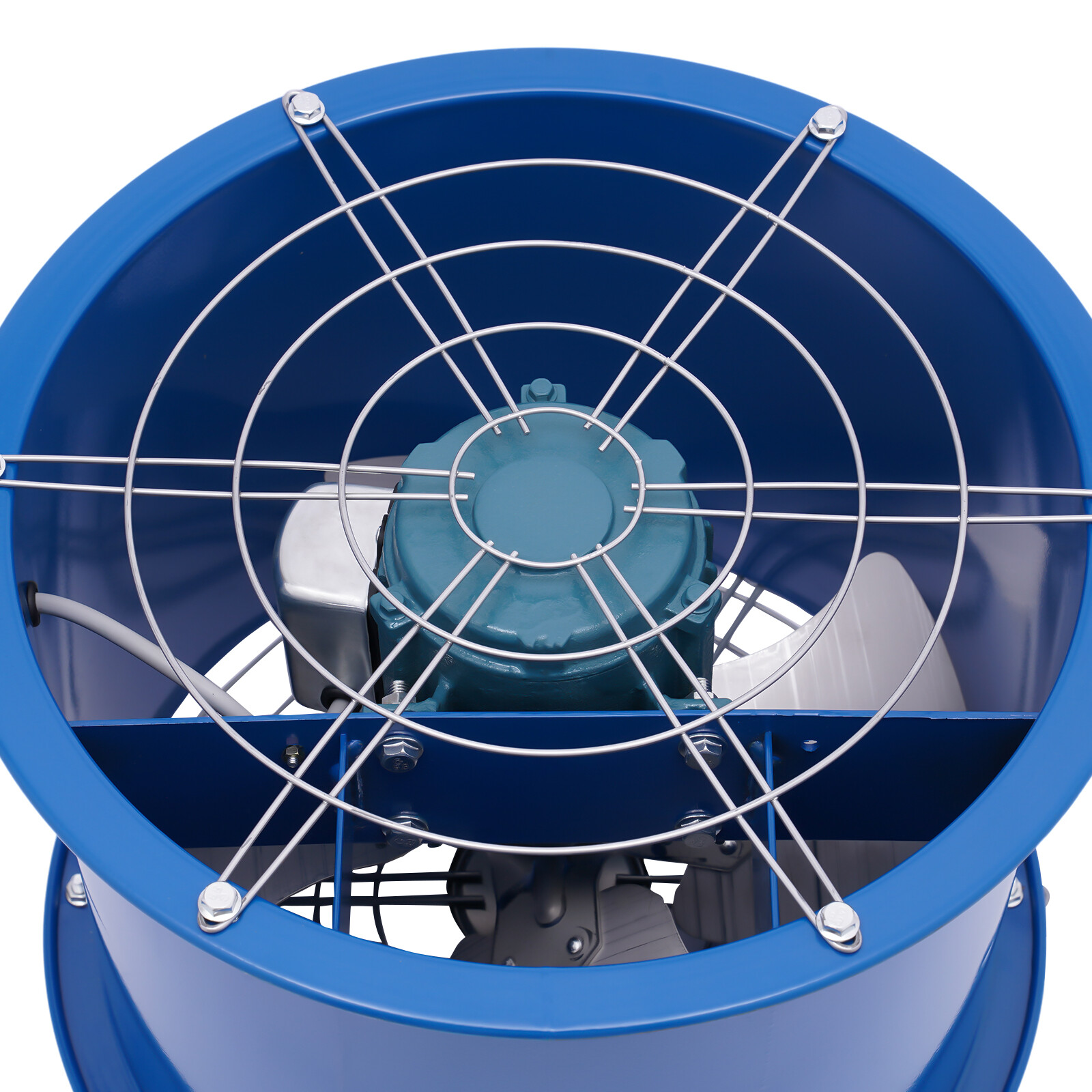 16″ Axial Fan Cylinder Pipe Spray Booth Paint Fumes Exhaust Fan !