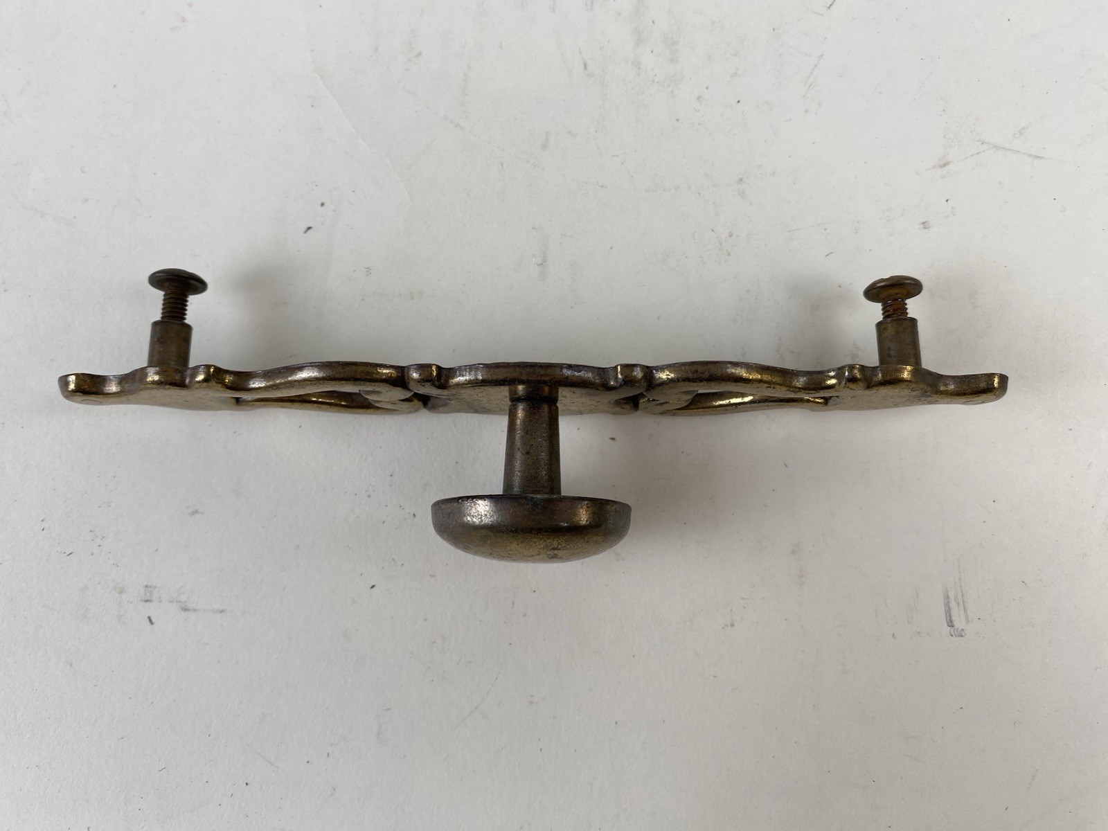 Winter Products Co Drawer Cabinet Pull w Backplate Set 1978 BPC 20276 Brass