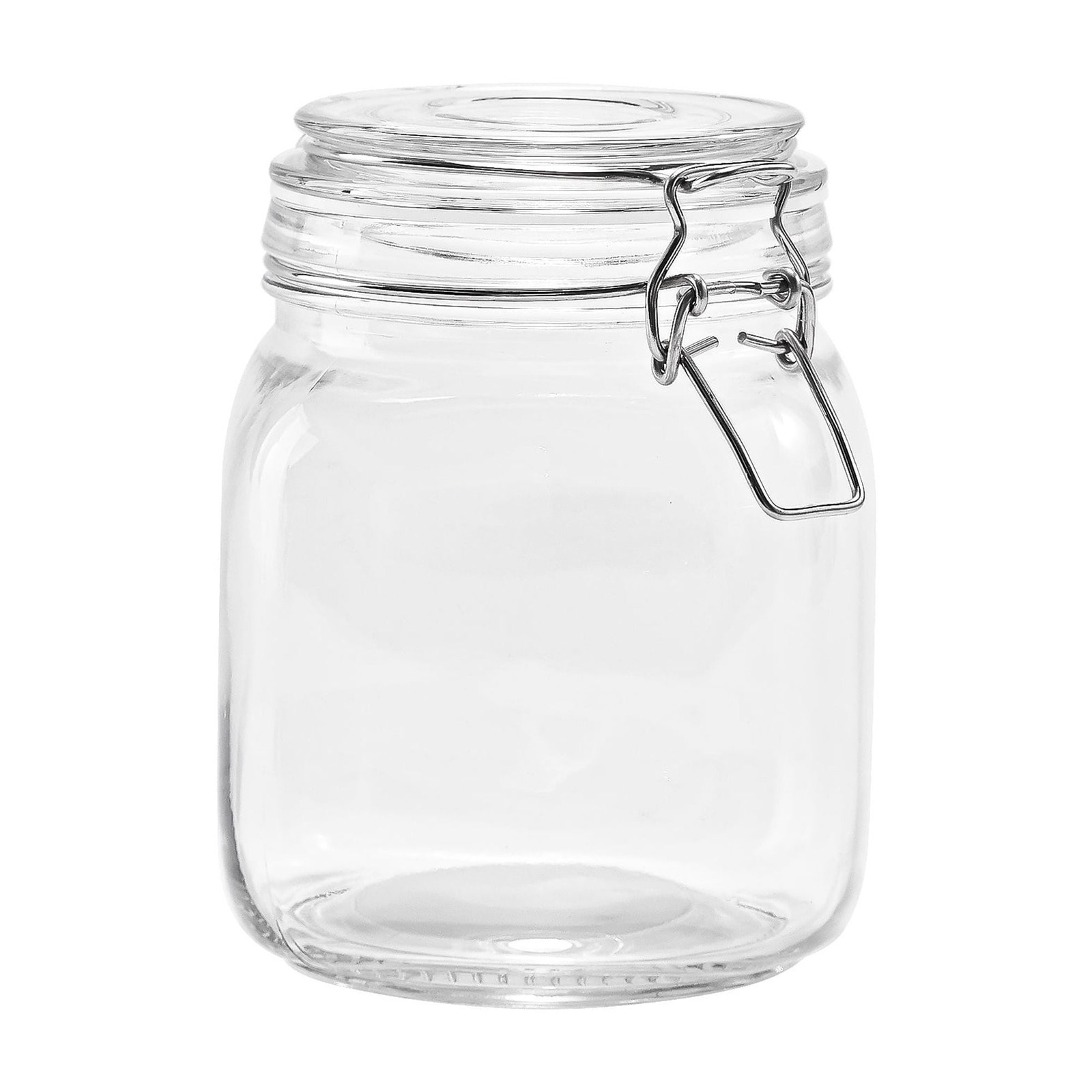 38 oz Glass Storage Jar, Airtight Locking Lid for Kitchen Pantry