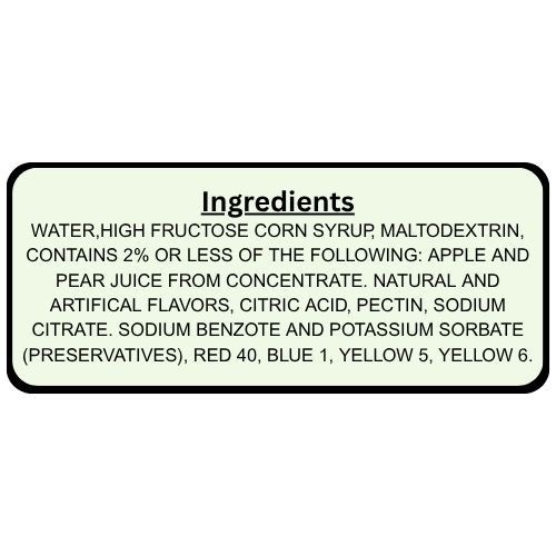 Wyler’s Authentic Italian Ice 2oz bars 96ct Fat Free Freezer-Assorted Flavors