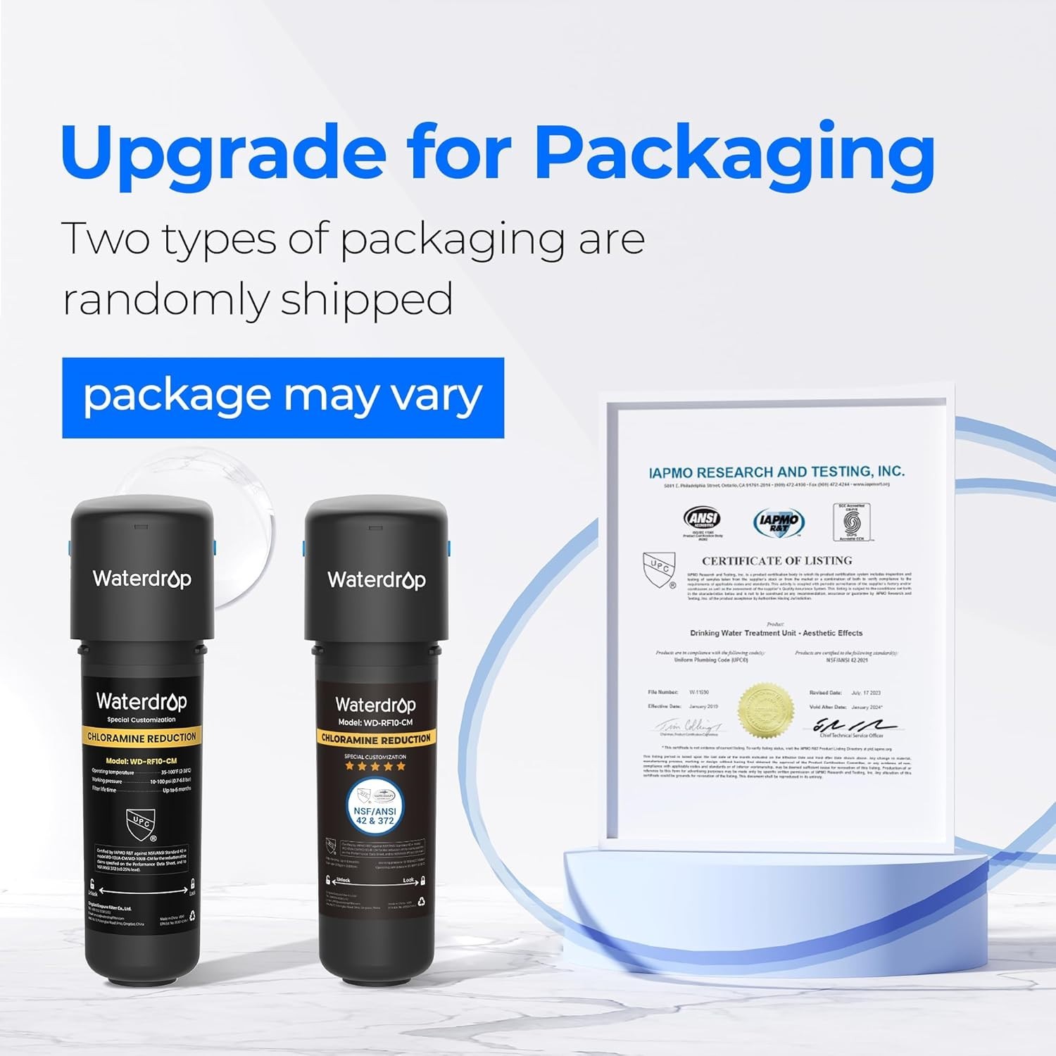Waterdrop 10UB-CM 6 Months Under Sink Water Filter (Include: System+Faucet）