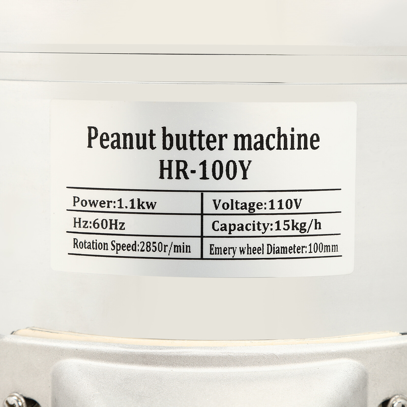 1100W Electric Peanut Butter Machine Grinder Household Nut Maker Grinding