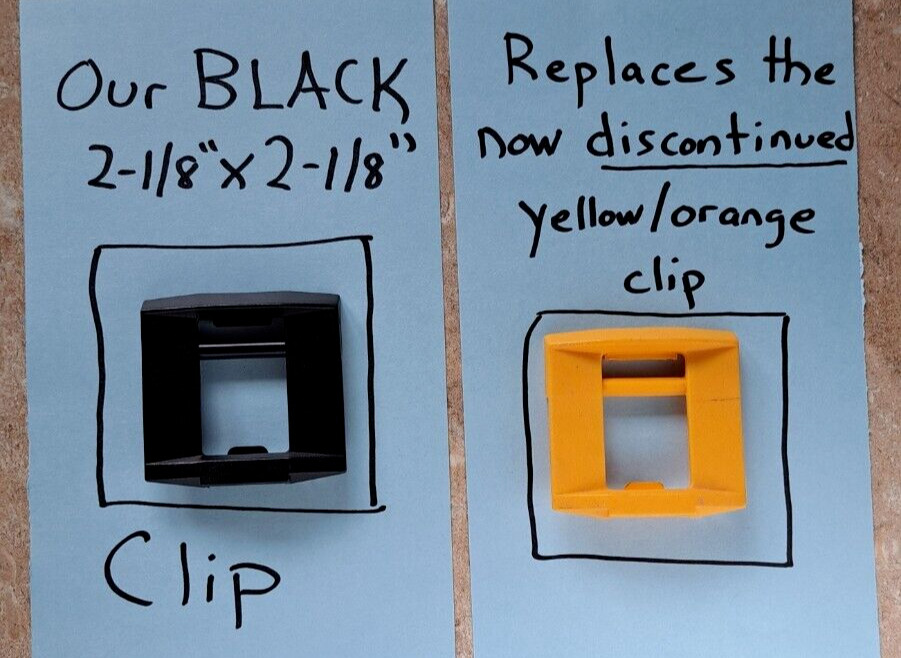 BLACK Plastic Latch Clip Fits Ryobi Drill, Saw, etc Storage Carrying Tool Case