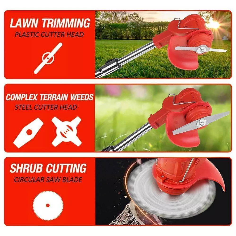 4-Cycle Grass String Trimmer Gasoline-Powered Gas Straight Shaft Weed Eater 31CC