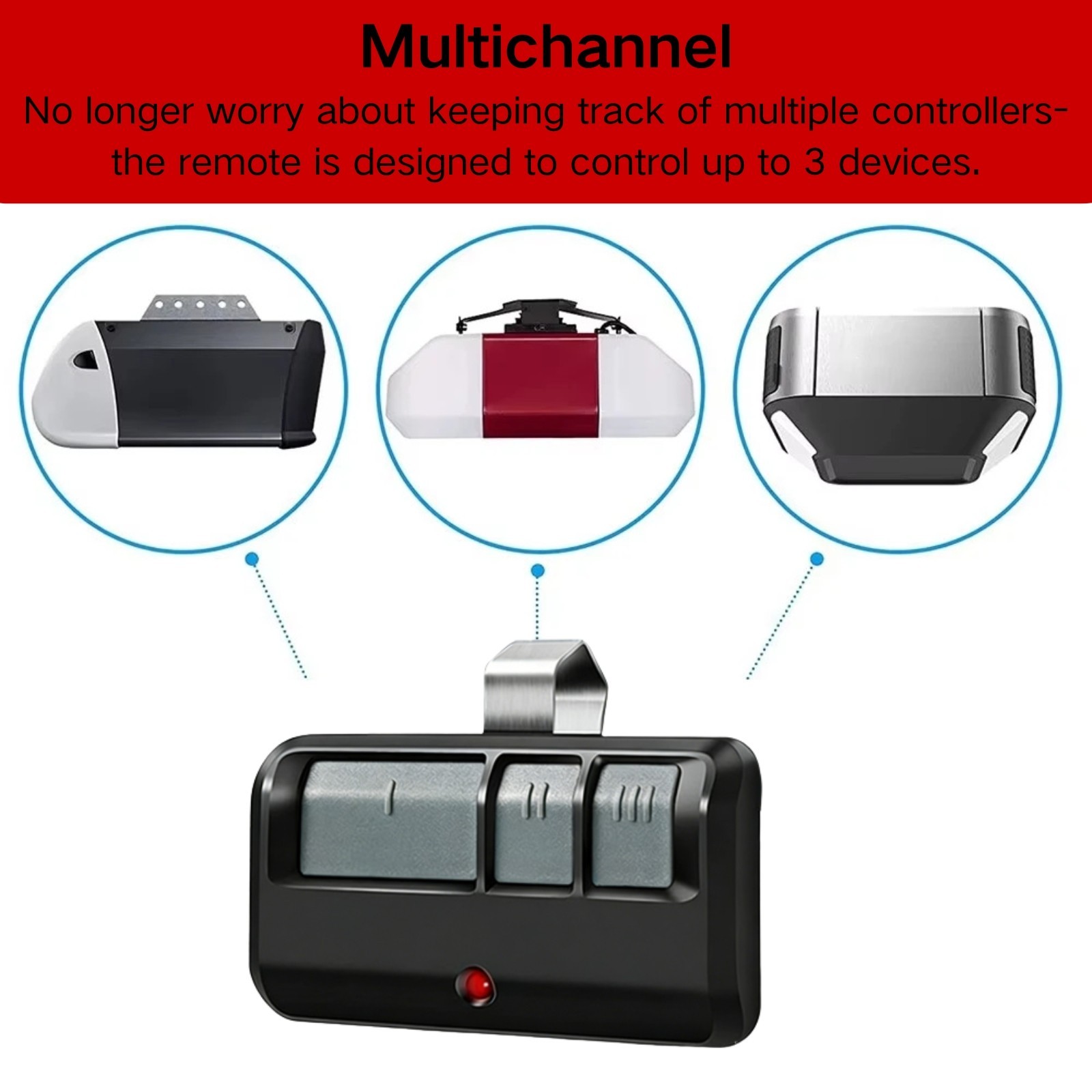 1 Pack-LiftMaster 893Max Remote Control – Black