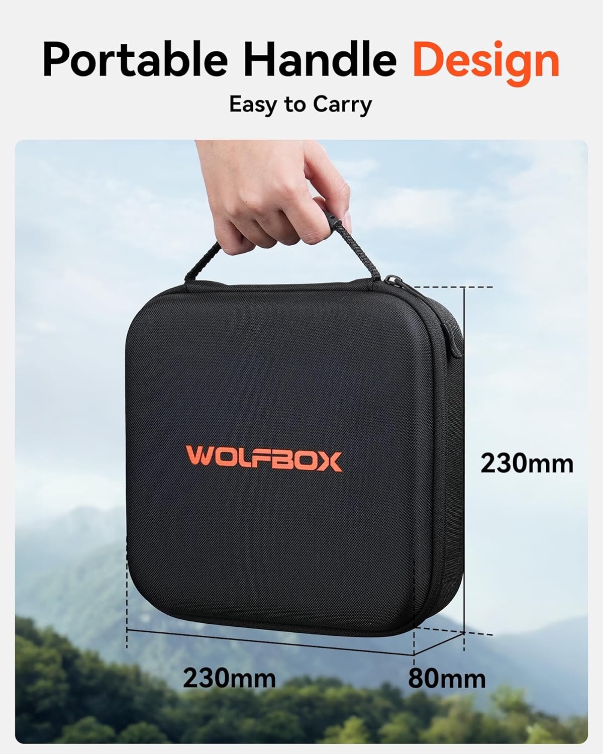 WOLFBOX MF200-2PK Compressed Air Duster Electric Air Blower for PC, Car, Camping