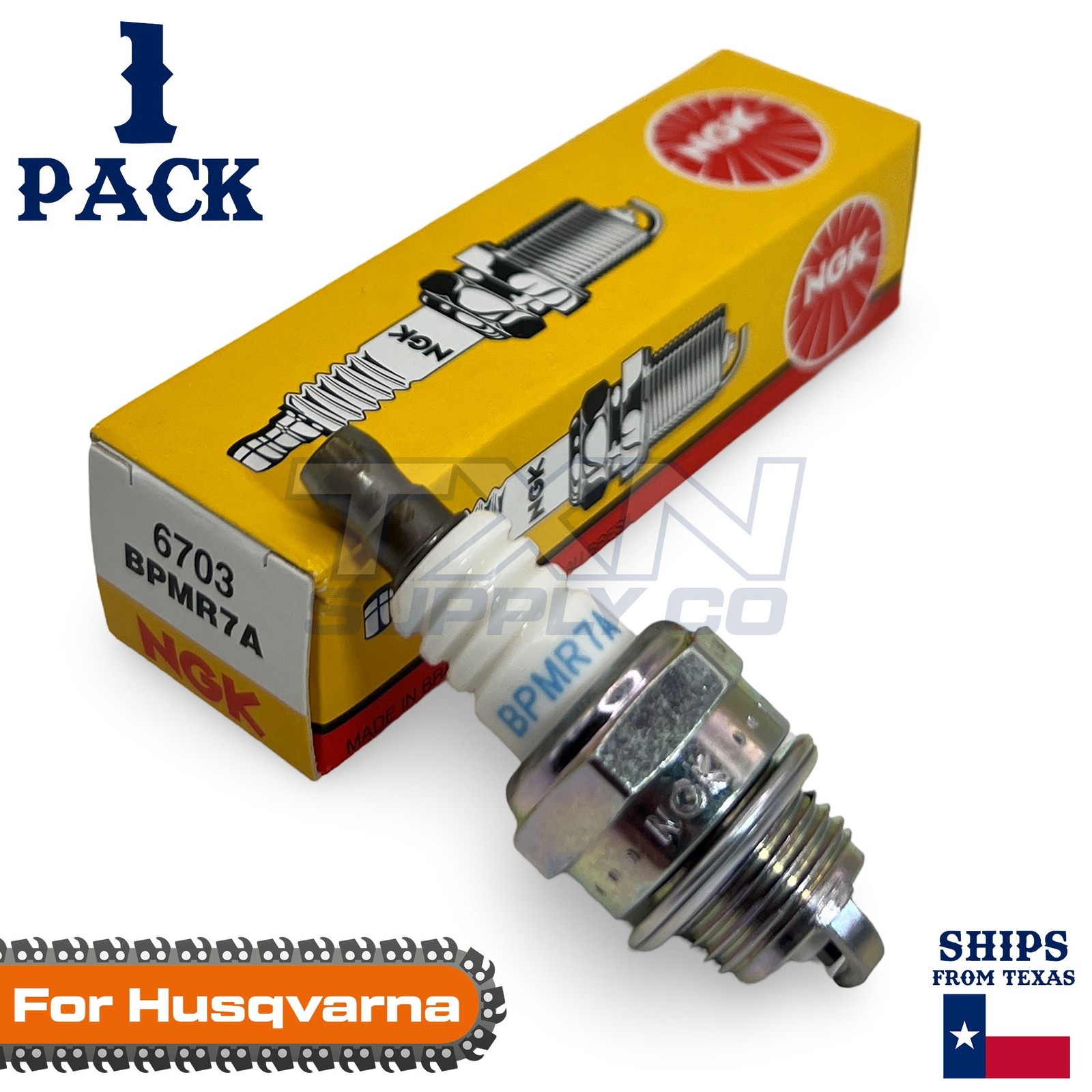 1 Pack NGK Spark Plug – For 50 Husqvarna Chainsaw