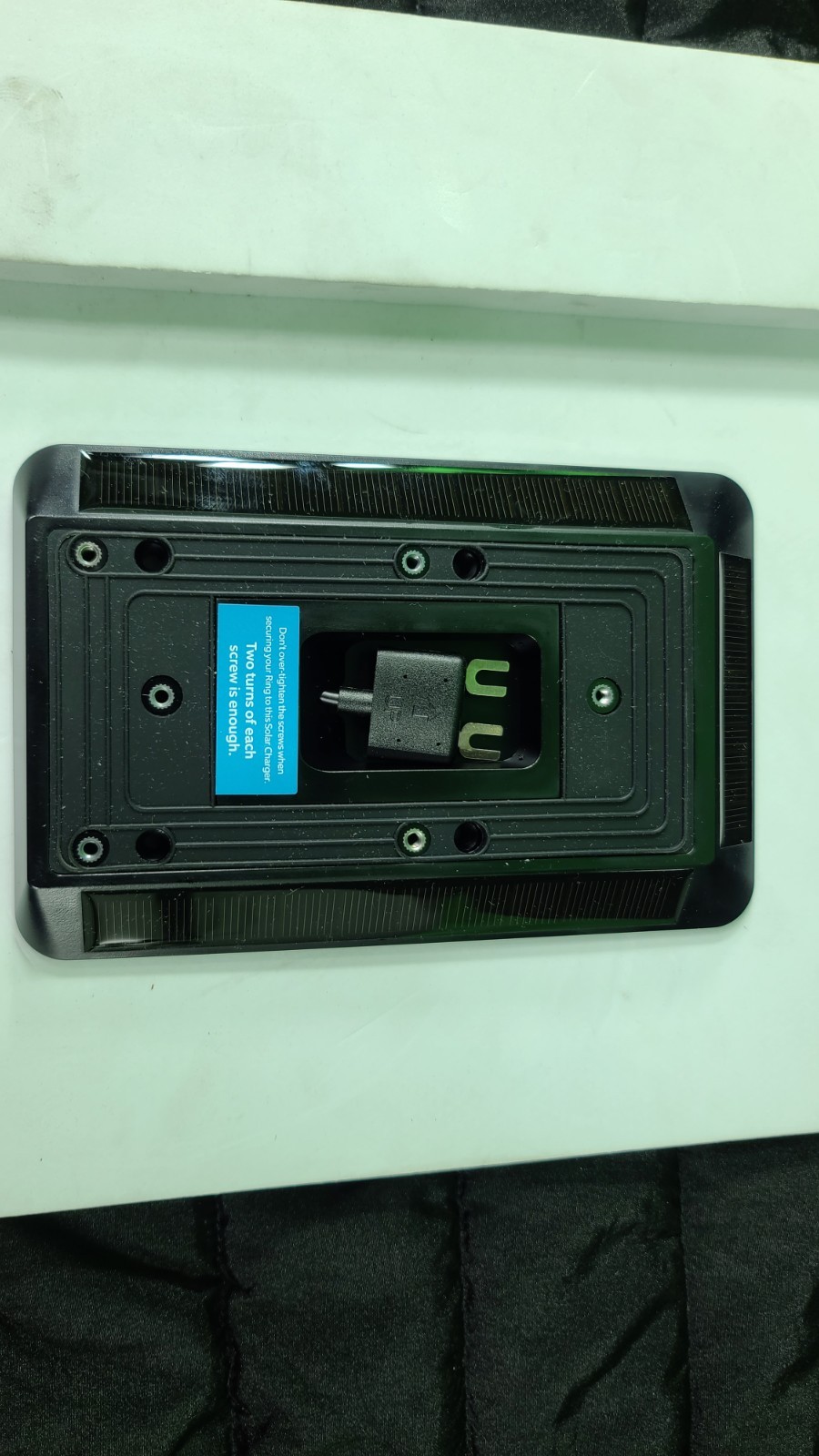 Ring Solar Charger for Video Doorbell 3/3 Plus/4 – (Door bell is not included)