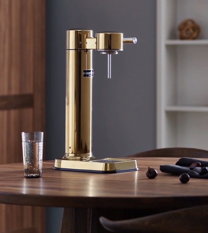 Aarke Carbonator Model AA-C3, Carbonator 3 W/ Tank NIB Gold (CO2 Not Included)
