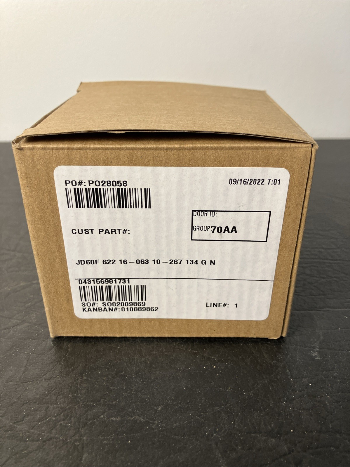 Schlage JD60-622, Single Cylinder Deadbolt (Formerly Dexter), In Matte Black