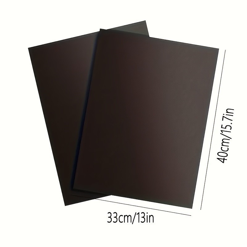 2-Pack Non-Stick BBQ Grill Mats Reusable Heat Resistant Easy to Clean