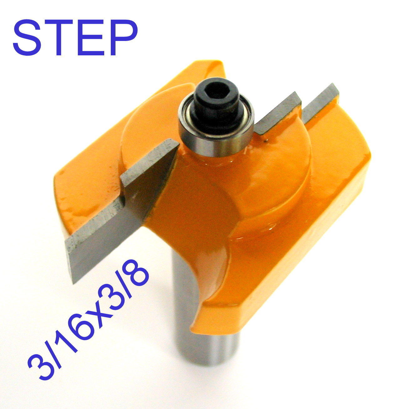 1 PC 1/2″ SH Picture Frame Stepped Rabbet Molding Router Bit S