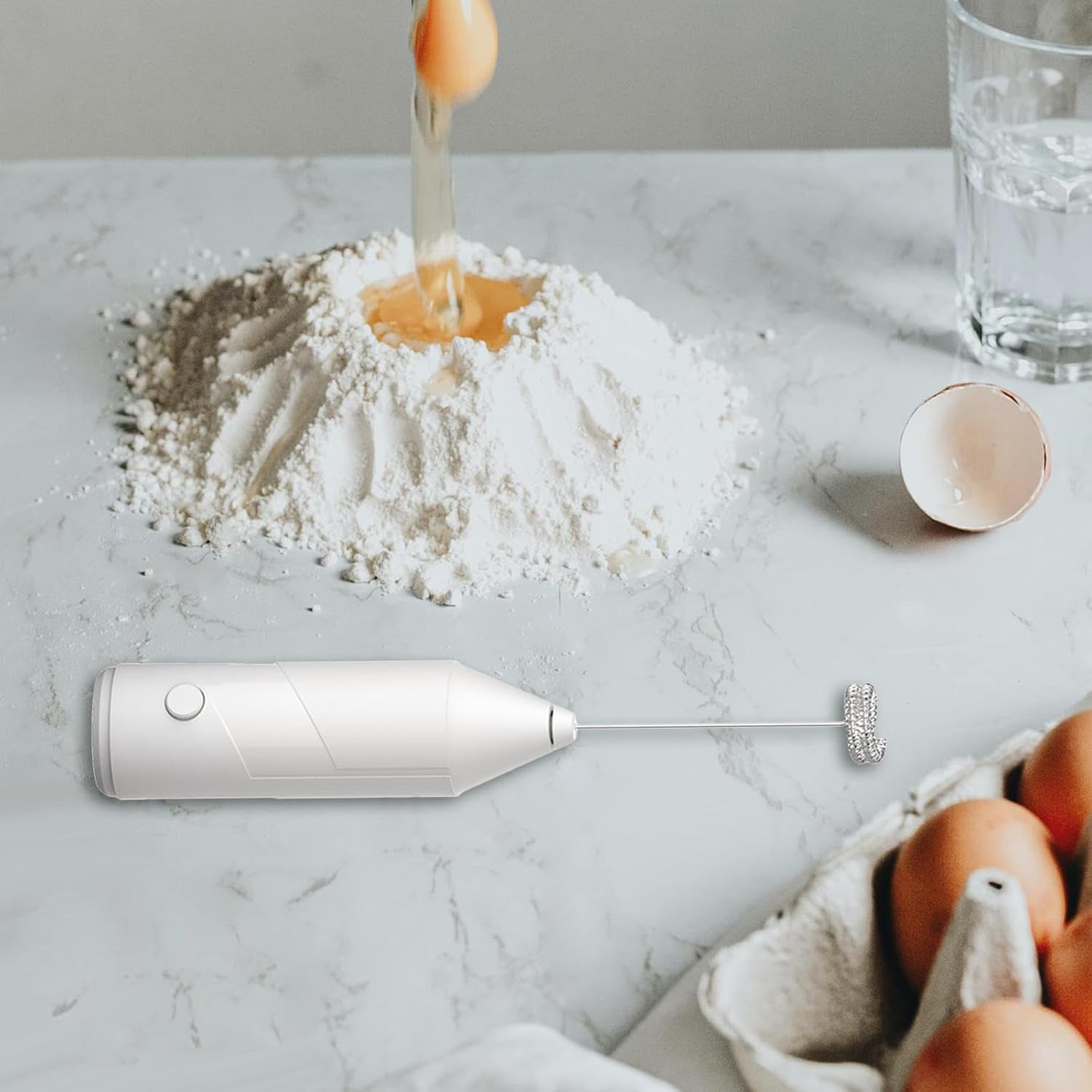Battery Operated Handheld Electric Milk Frother Mini Coffee Whisk Drink Stirrer
