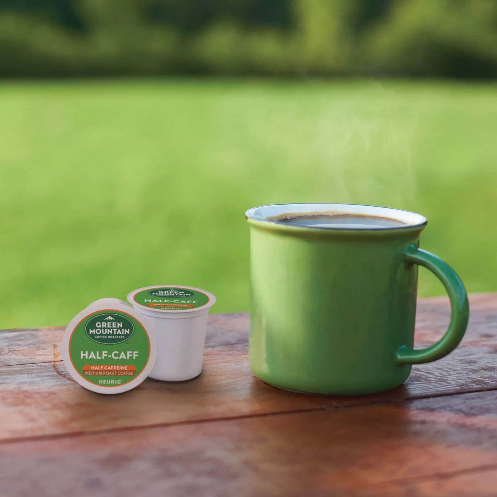 Green Mountain Coffee Half-Caff, Keurig K-Cup Pod, Medium Roast, 96 Count