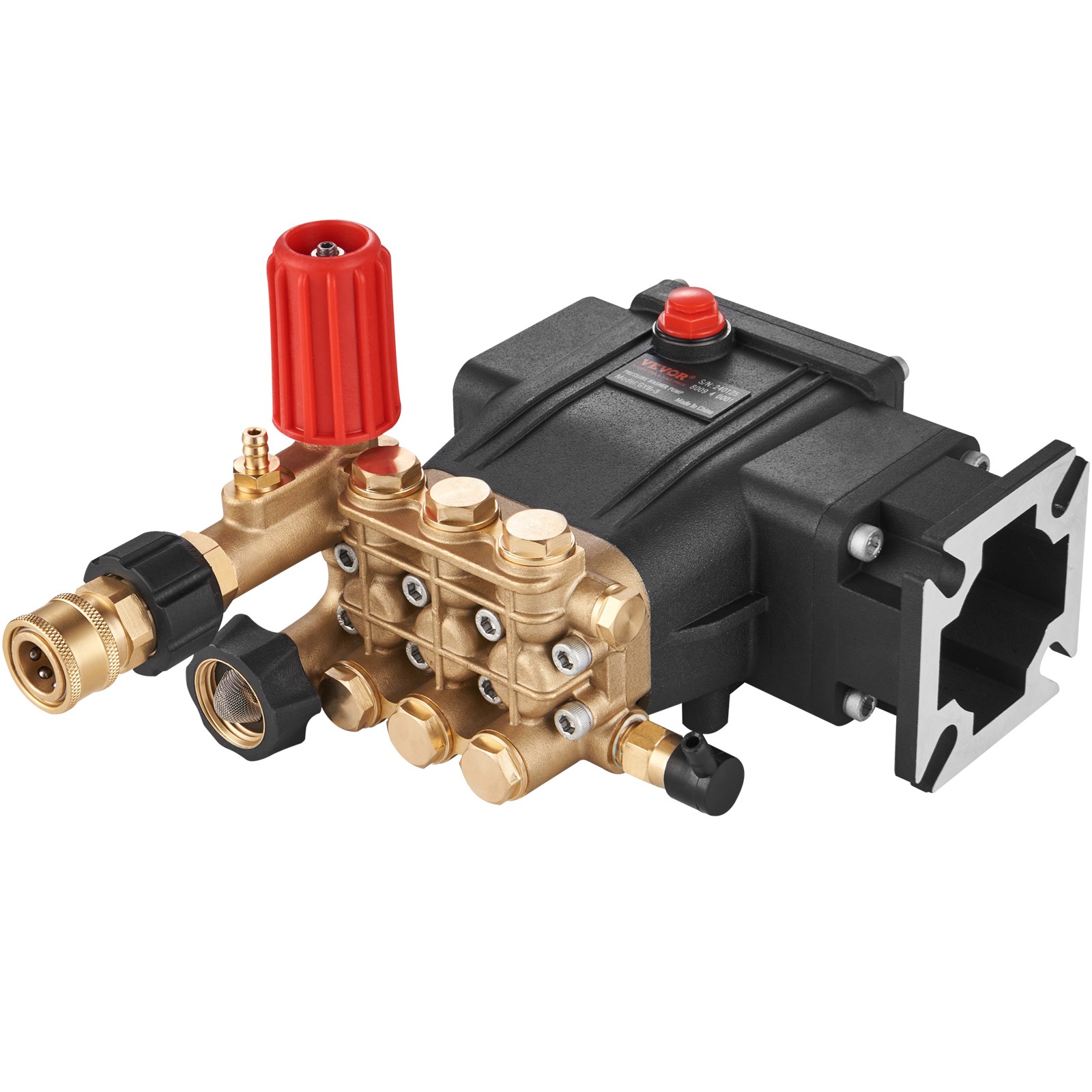 VEVOR Pressure Washer Pump Power Washer Pump 3/4″ Horizontal 3300 PSI 2.5 GPM