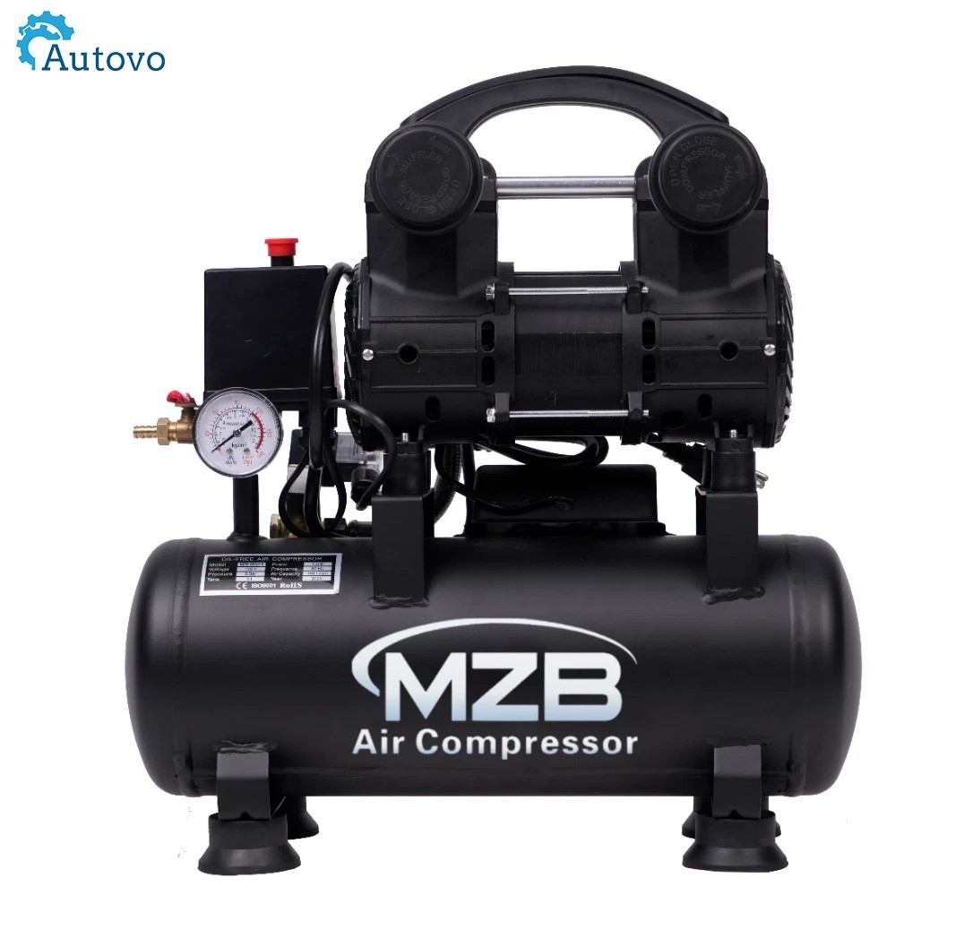 2.4 Gallon Ultra Quiet Air Compressor 110V/60Hz 1.0HP 5.65CFM,70dB Noise Level