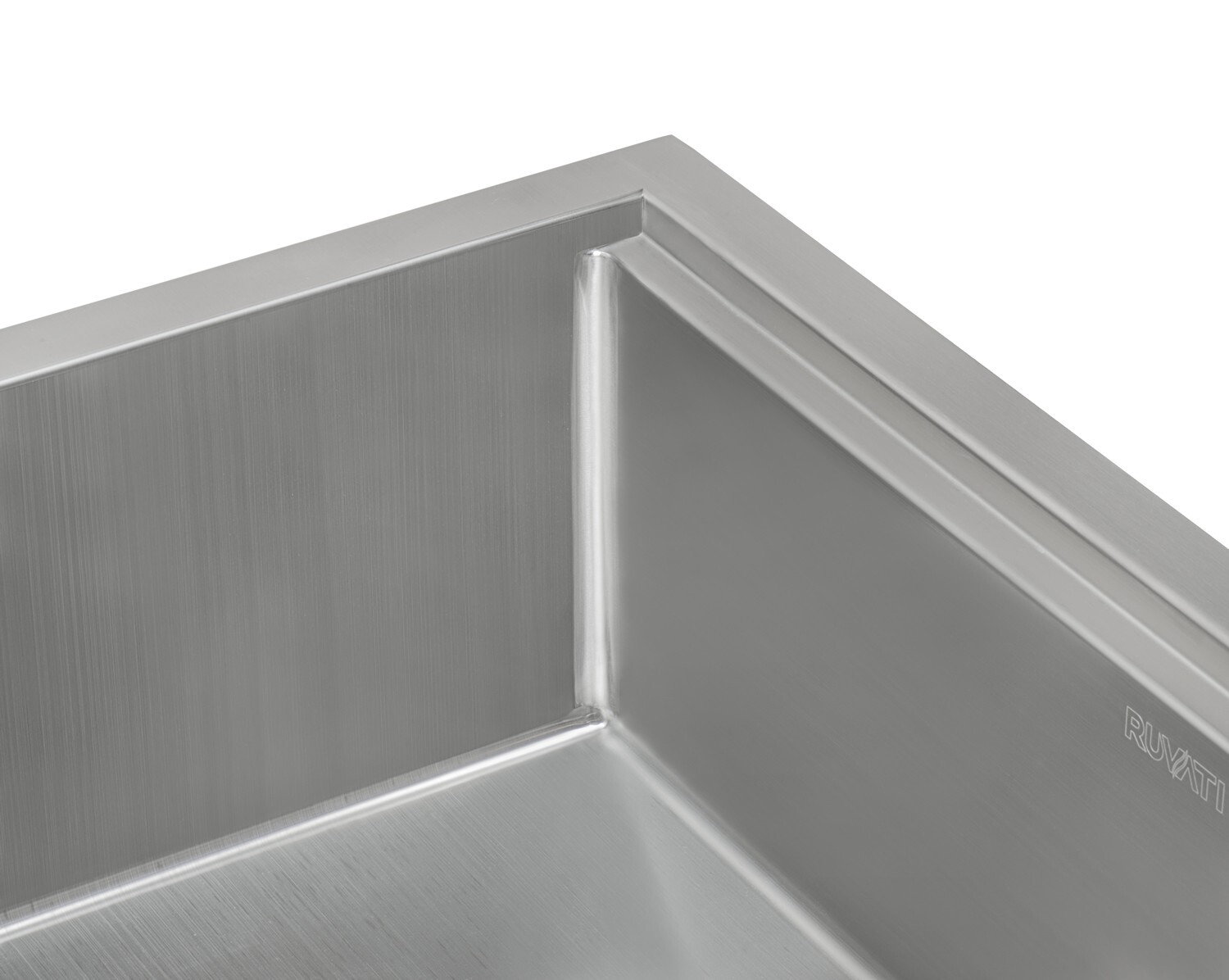 Ruvati 33″ Apron-front Workstation Farmhouse 16 Gauge Kitchen Sink- RVH9200