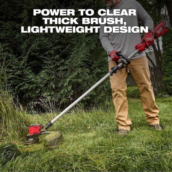 Milwaukee Tool 2828-21E String Trimmer Kit, Cordless, 18V Dc