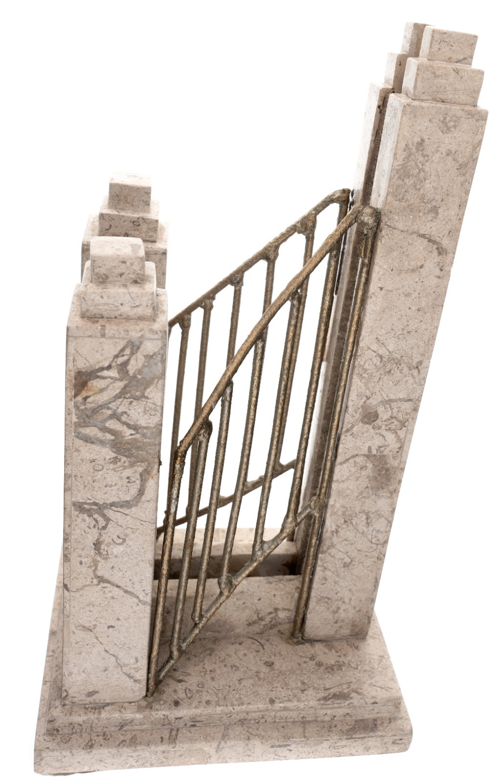 O.C. Tanner Display for Unknown Award Plaque of a Bridge / Staircase 11″ 3.5lbs