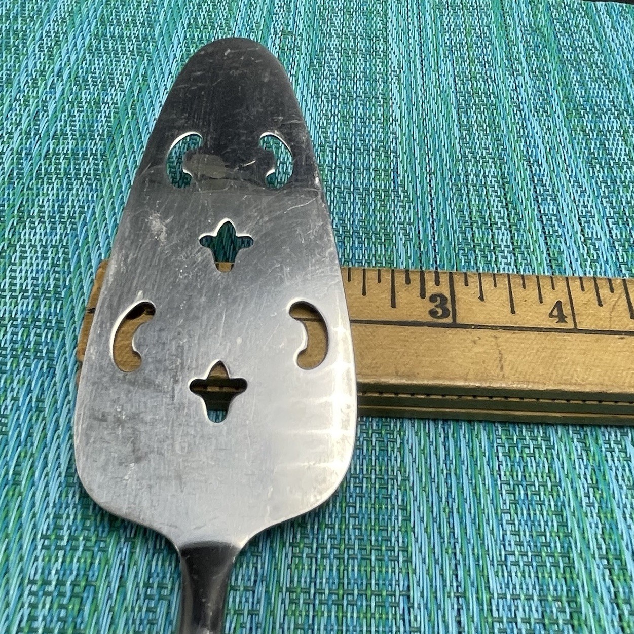 Marcrest MCF1 Atomic Starburst PIE SLICER SERVER Stainless 5 Stars MCM Vtg USA