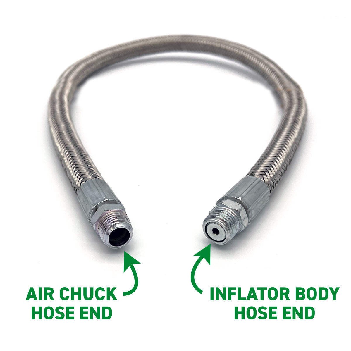 LockNFlate Analog Tire Pressure Inflator/Deflator Gauge