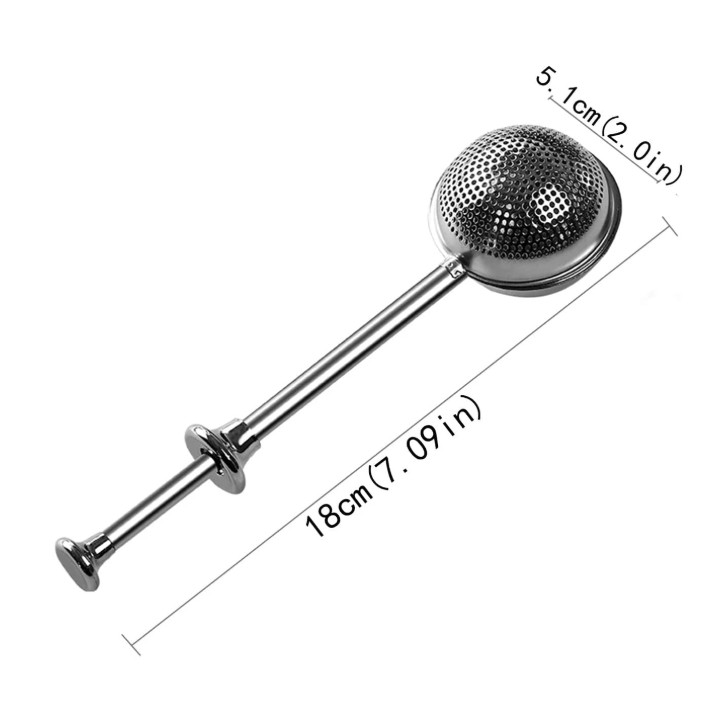 1pc Stainless Steel Flour Duster – Easy One-Handed Baking Tool – NEW